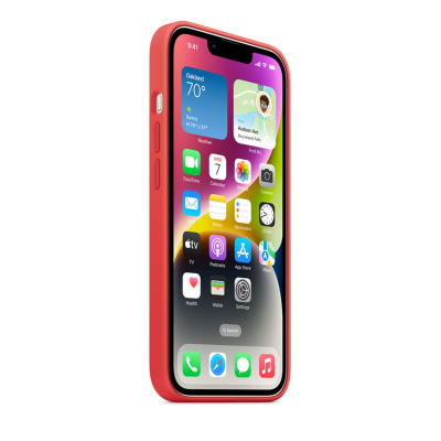 Etui do iPhone 14 Apple Silicone Case z MagSafe - (PRODUCT)RED