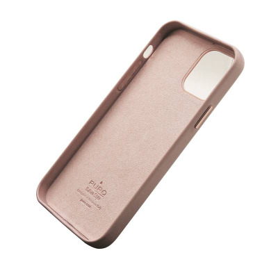 Etui do iPhone 12/12 Pro PURO SKY Skóra eco - różowe