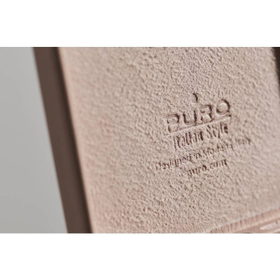 Etui do iPhone 12/12 Pro PURO SKY Skóra eco - różowe