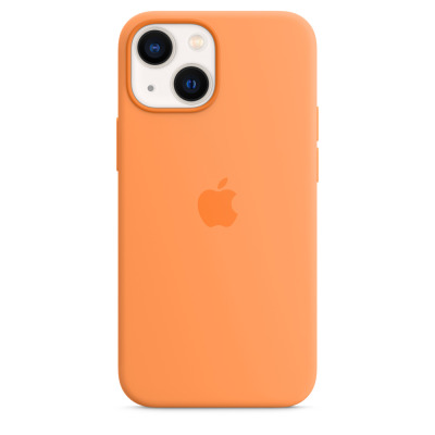 Apple Etui do iPhone 13 mini Silicone Case z MagSafe - miodowy
