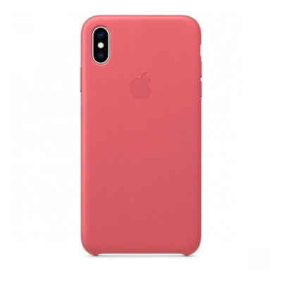 Etui do iPhone X/XS Apple skórzane w kolorze zgaszonego różu