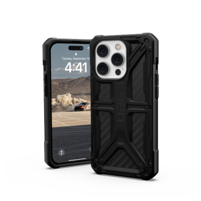 Etui do iPhone 14 Pro UAG Monarch - czarne (carbon fiber)