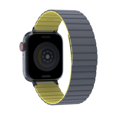 Pasek apple watch jcpal zolty szary