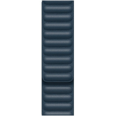 Apple pasek do Apple Watch 38/40/41 mm z karbowanej skóry rozmiar S/M - bałtycki błękit