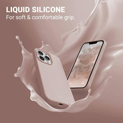 Etui do iPhone 13 Pro Max Crong Color Cover - Piaskowy róz