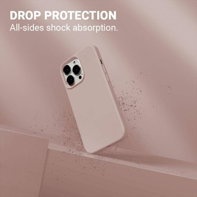 Etui do iPhone 13 Pro Max Crong Color Cover - Piaskowy róz