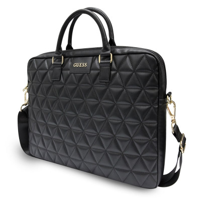 Torba do macbooka pro 16 Guess Quilted Computer Bag - czarna