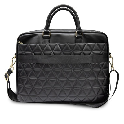 Torba do macbooka pro 16 Guess Quilted Computer Bag - czarna
