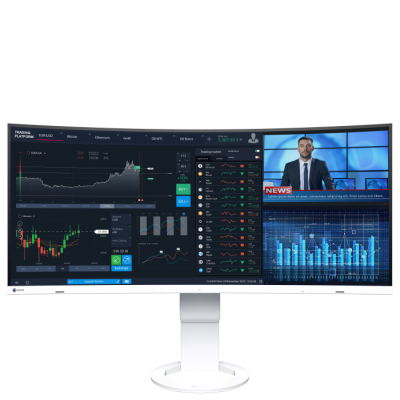 Monitor 37,5'' EIZO FlexScan EV3895 3840 x 1600 4K/UW - biały