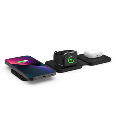 Ładowarka Indukcyjna Tech-Protect QI15W-A24 3in1  MagSafe -  czarna