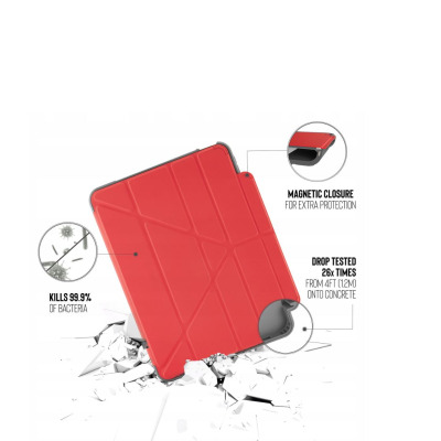 Akcesoria iPad Etui iPad Air 10,9 4/5 gen. Pipetto Origami czerwone