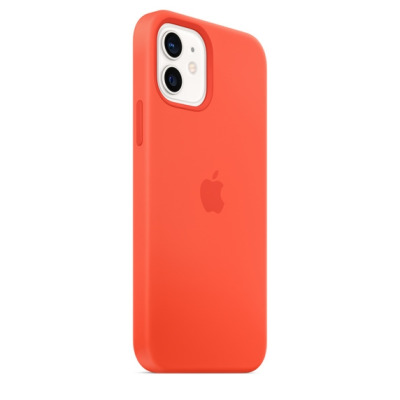 Etui do iPhone 12/12 Pro Apple Silicone Case z MagSafe - ele orange