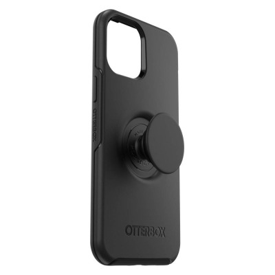 Etui do iPhone 12 Pro Max OtterBox Symmetry z PopSockets - Czarne
