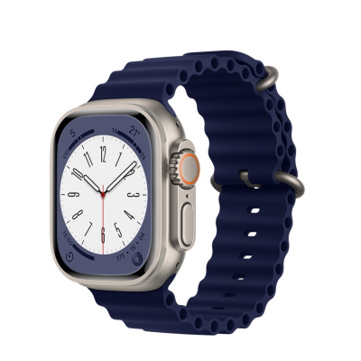 Pasek Apple Watch 42-49MM Jinya Silicon - Niebieski