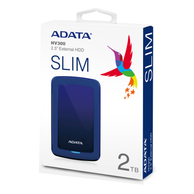 Dysk zewnętrzny ADATA HV300 2TB - niebieski