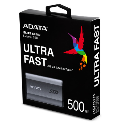 Dysk zewnętrzny SSD ADATA Elite SE880 500GB