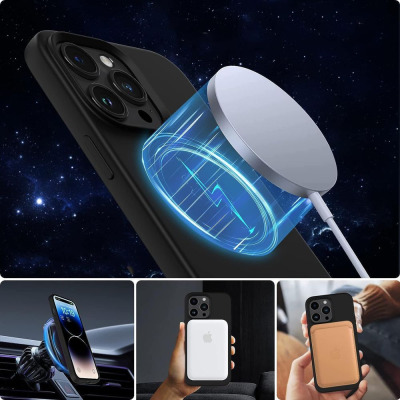 Etui do iPhone 11 Tech-Protect Silicone MagSafe - Czarne