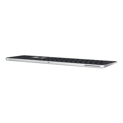 Klawiatura Apple Magic Keyboard z Touch ID i polem numerycznym dla modeli Maca z czipem Apple - angielski (międzynarodowy) - czarne klawisze 