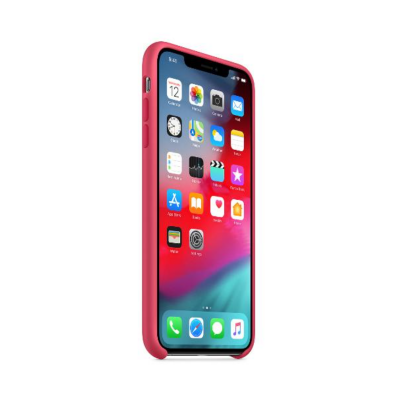 Etui do iPhone Xs Max Apple Silicone Case - Hibiscus