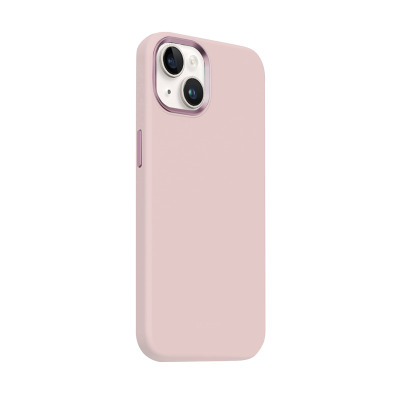 Etui do iPhone 15 Crong Color Cover LUX Magnetic różowe