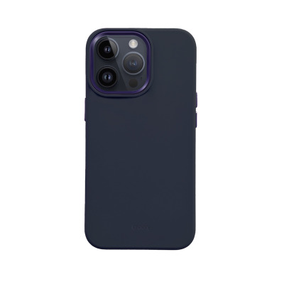 Etui do iPhone 15 Pro Crong Color Cover LUX Magnetic granatowe