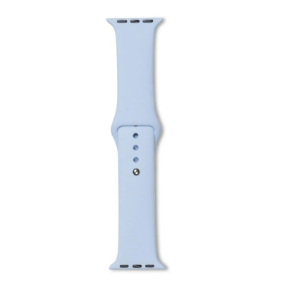Pasek Apple Watch 44/45mm eStuff Silicone - błękitny