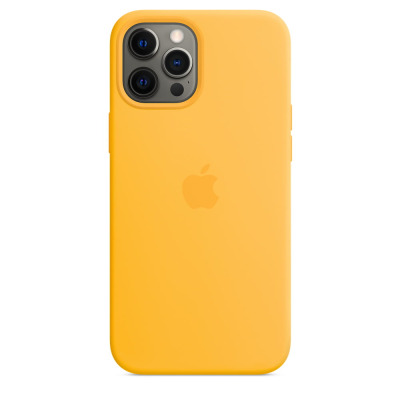 Etui do iPhone 12/12 Pro Max Apple Silicone Case z MagSafe - słoneczny
