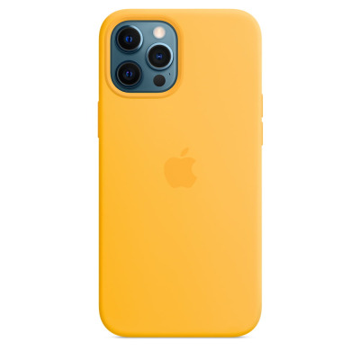 Etui do iPhone 12/12 Pro Max Apple Silicone Case z MagSafe - słoneczny