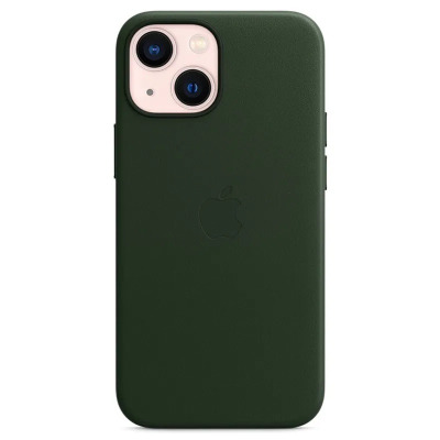 Etui do iPhone 13 mini Apple Leather Case - Sequoia Green