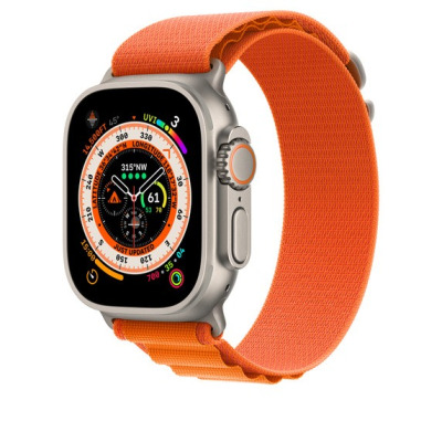 Opaska Apple Alpine w kolorze pomarańczowym do koperty 49 mm - rozmiar M 