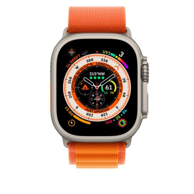 Opaska Apple Alpine w kolorze pomarańczowym do koperty 49 mm - rozmiar M 