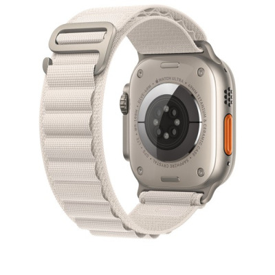 Opaska Apple Alpine w kolorze księżycowej poświaty do koperty 49 mm - rozmiar M 