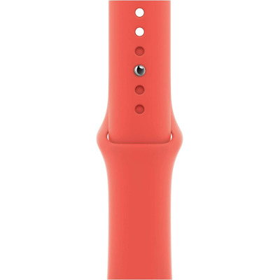 Pasek Apple do Apple Watch silikonowy 44/45/49mm - grejfrut