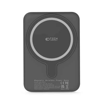 Powerbank Tech-Protect PB10 LifeMag Magnetic 5000 mAh - czarny