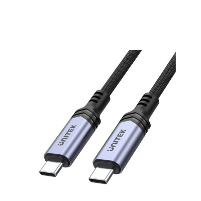 Kabel Unitek USB-C do ładowania PD 240W 2m C14110GY-2M - czarny