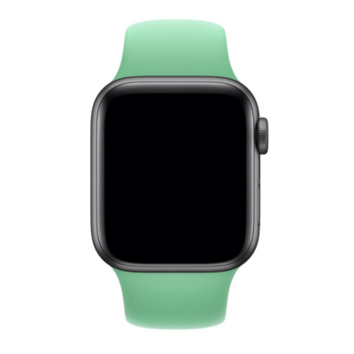 Pasek do Apple Watch 38/40/41/42mm silikonowy - miętowy