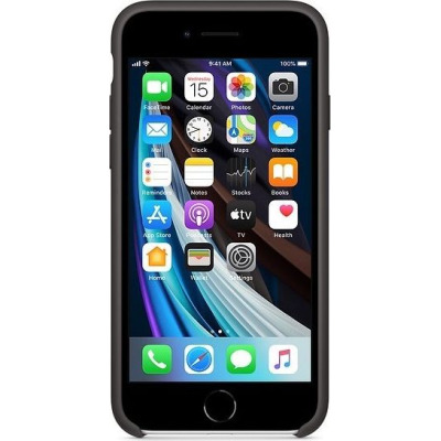 Etui do iPhone SE2 Apple Silicone MagSafe - czarny 