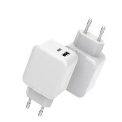 Ładowarka sieciowa eSTUFF USB-A/C 30W 5V-12V/2A-3A