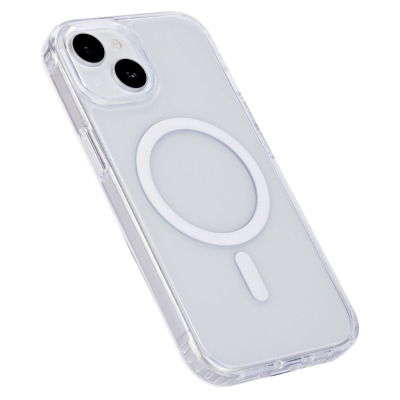 Etui do iPhone 15 eSTUFF BERLIN z Magsafe - przezroczyste