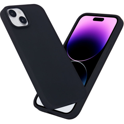 Etui do iPhone 15 Plus eSTUFF INFINITE RIGA Silicon Cover - czarne