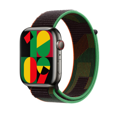 Apple opaska sportowa 44/45/49 mm w kolorze black unity