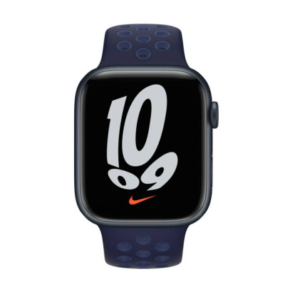 Pasek do Apple Watch 45mm silikonowy Nike+ - granatowy