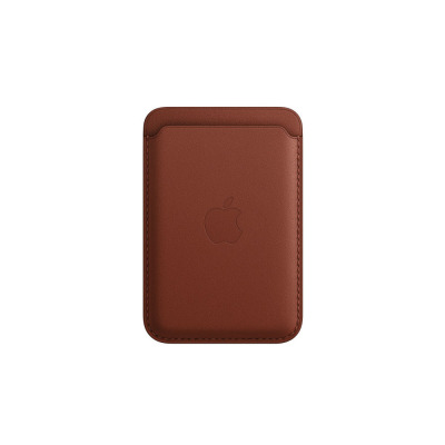 Apple skórzany portfel z MagSafe FindMy - umber