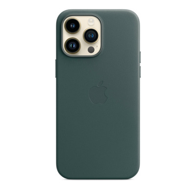 Etui do iPhone 14 Pro Max Apple Leather MagSafe - leśna zieleń