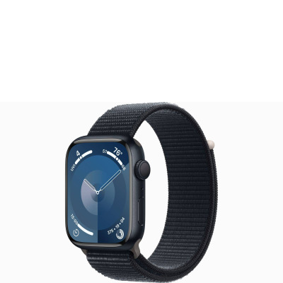Apple Watch S9 45mm aluminium w kolorze północy z opaską sportową w kolorze północy 