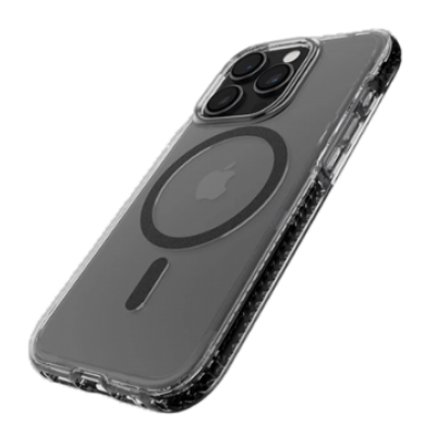 Akcesoria Apple Etui iPhone 15 Pro Max Tech21 Evo Clear/Black MagSafe przezroczyste Czarne