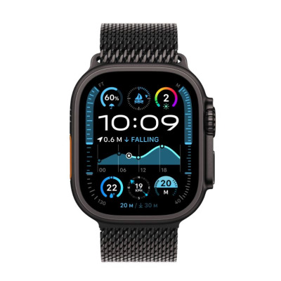 Warszawa Apple Watch Ultra 2 49mm + Cellular tytan czarny z branzoletą mediolańską z titan kolor czarny MX4W3WB/A