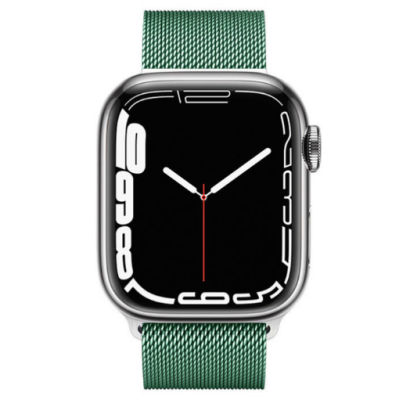 Pasek Apple do Apple Watch 42/44 Crong Milano Steel Green - zielony