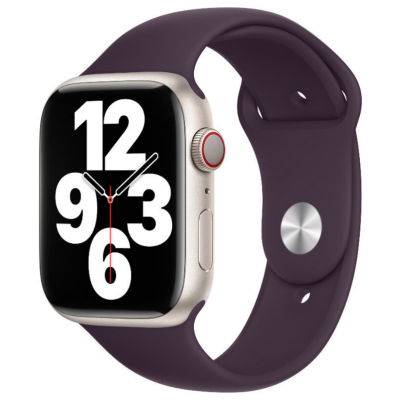 Apple Pasek 45 silikonowy w kolorze Jagodowy