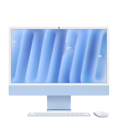 iMac 24 cale procesor M4 Rzeszów 16 GB RAM 256GB SSD niebieski
